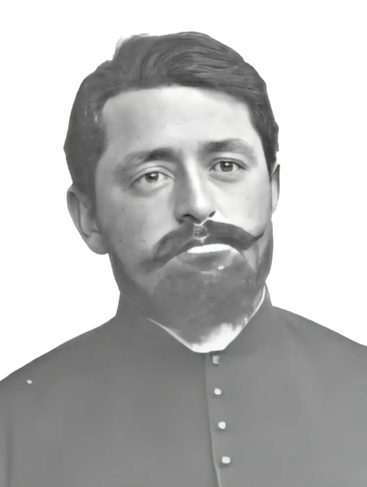 Portrait d’archives du padre Arthur Divet