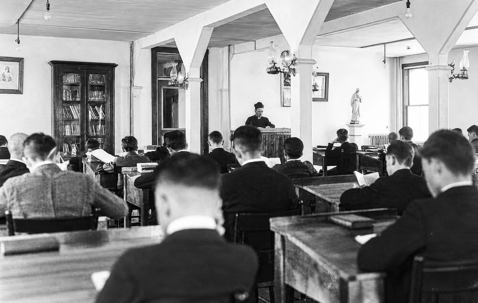 Sala de estudio en 1923