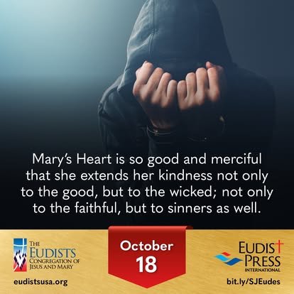 Imagen del 18 de octubre: la misericordia del Corazón de María